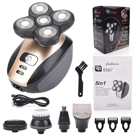 Men’s 5-in-1 Electric Shaver & Grooming Kit