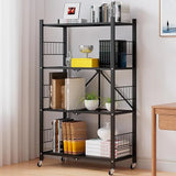 Folding shelves