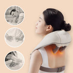 Massagers for neck and shoulder with heat