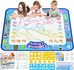 Water Doodle Mat, Aqua Painting Drawing Mat Mess Free Learning Toy Mat