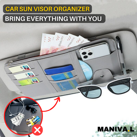 CAR SUN VISOR ORGANIZER