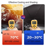 CAR WINDSHIELD SUN SHADE UMBRELLA