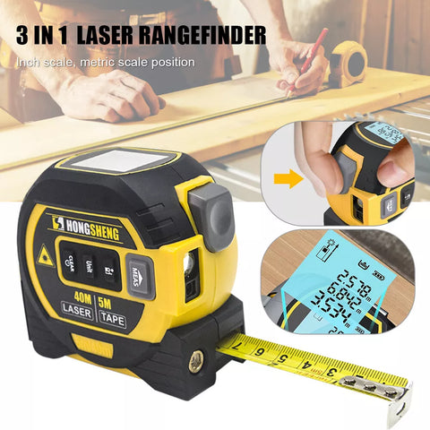 3-In-1 Infrared Laser Tape Measuring