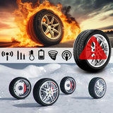 Solar Four Wheel Tire Pressure Monitor