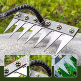 8 Teeth Carbon Steel Garden Weeding Rake