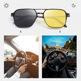 3 In 1 Magnetic Polarized Sunglasses - Unisex