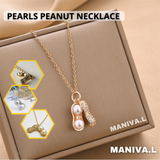 Pearls Peanut Pendant Necklace